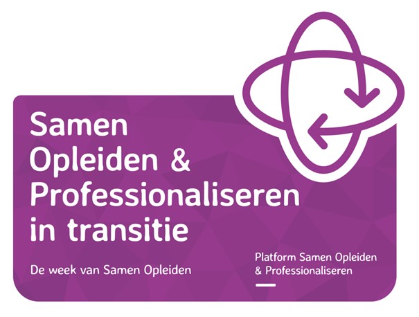 Het logo van Samen Opleiden en Professionaliseren in transitie